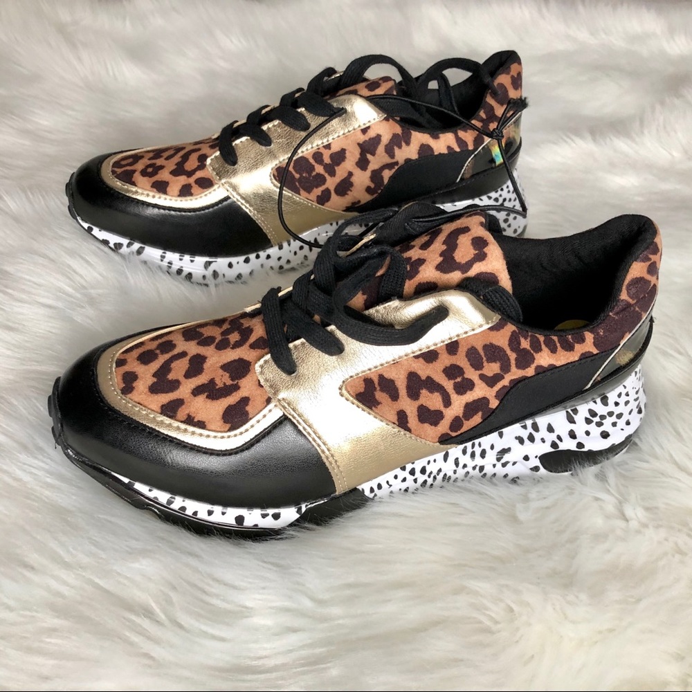 ‼️LAST ONE‼️Steve Madden NWT Cliff Animal Sneakers - Picture 4 of 7
